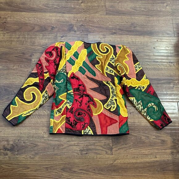 Vintage 1980s Judith Roberto patchwork Jacket - Picture 5 of 8